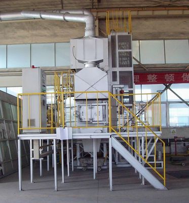 1 Ton Gas Fired Aluminum Scrap Melting Furnace With 4000 KW Aluminum Shell