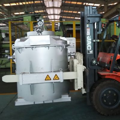 2000kg Capacity Molten Aluminum Transfer Ladle Smooth Surface Finish