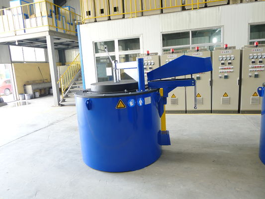 850 C Rated Molten Aluminum Temperature Aluminum Melting Furnace With ≤±5C Temperature Uniformity