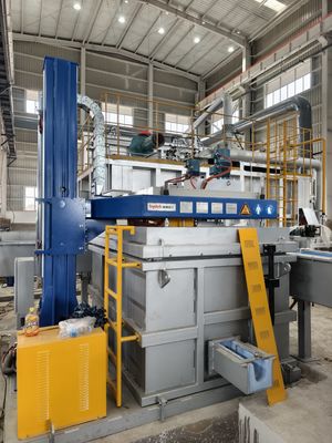 Box Type In-line Rotary Degassing Unit with Over 60% Degassing Efficiency 3.6-3.96 g/CM3 Density for Refractory Applications