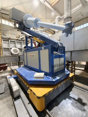 Rotary Flux Injector with Adjustable Degassing Speed and Graphite Rotor Shaft for High Purity Nitrogen Gas Aluminium Refining