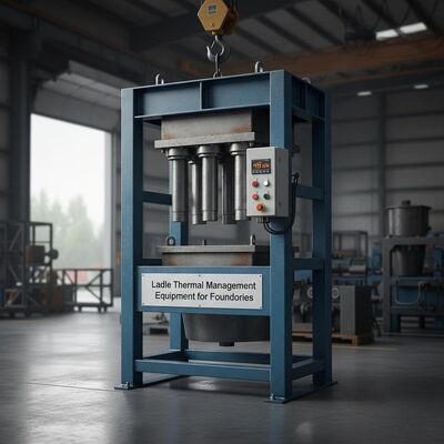 Preheating Ladles Heating Power 48 KW Ladle Preheater For Transfer Ladles Ladle Thermal Management Equipment for Foundries