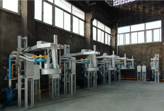 Gas Pressure 5000Pa Ladle Preheating System For Aluminum Pressure 0.5-0.7MPa