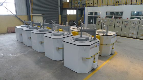 1000KG 980C Aluminum Melting Furnace Crucible For Melting Aluminum Low Heat Losses