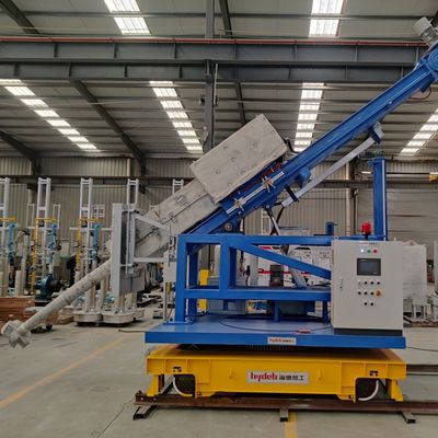 Molten Aluminium Degassing And Fluxing System Beside Furnace Door