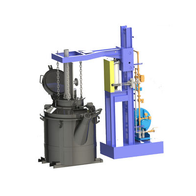 Gas Fired Type Preheating Device Molten Aluminium Transfer Ladle Natural Gas