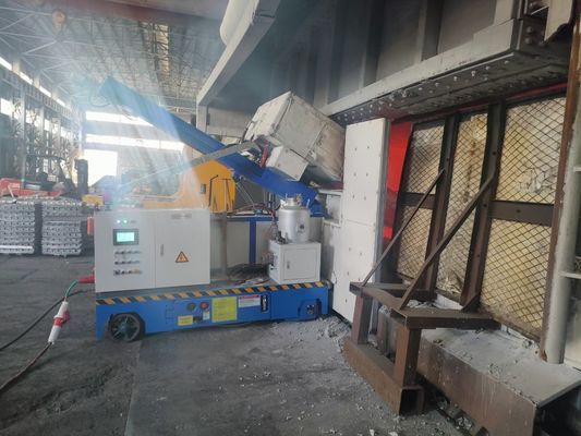 HDR-2 Rotary Fluxing Injector Device For Molten Aluminium Furnace Degassing Process