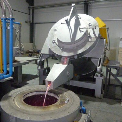 5000kgs Regenerative Melting Holding Crucible Furnace For Aluminum Ingot