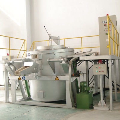 5000kgs Regenerative Melting Holding Crucible Furnace For Aluminum Ingot