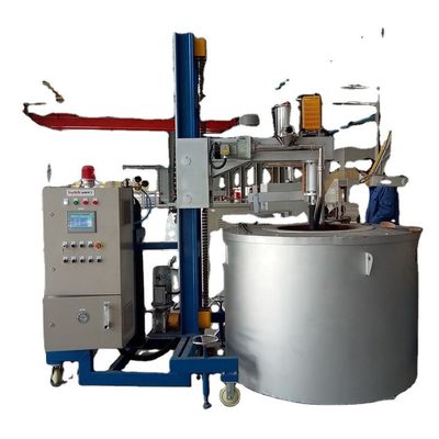 Aluminum Shell Induction Melting Furnace 1 Ton With Electric Induction Heating