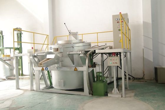 Aluminum Shell Induction Melting Furnace 1 Ton With Electric Induction Heating