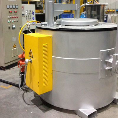 ±1C Temperature Accuracy Melting / Heat Treatment Aluminum Crucible Furnace with LED Display and LCD Display