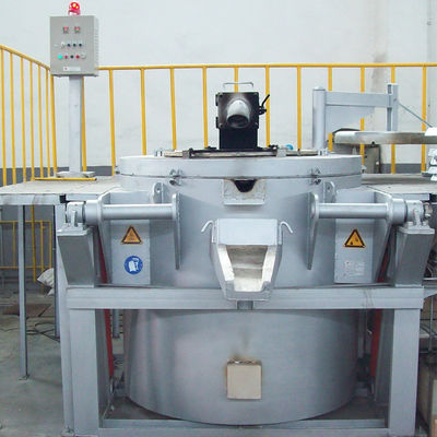 High Temperature Alarm Aluminum Melting Furnace For Melting Aluminum
