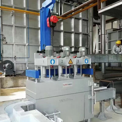 3 Phases Aluminum Degassing Machine With 50Hz Frequency And Working Liquid Level ≥250