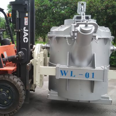 Corrosion Resistant Smooth Molten Aluminum Transfer Ladle For Casting