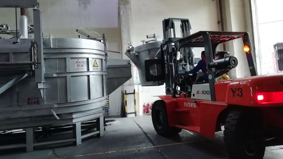 Customizable Capacity Kg 500～3000 Molten Aluminum Transfer Ladles For Aluminum Production
