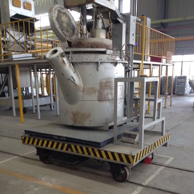 Continuous Liquid Aluminum Ladle Forklift Type Heat Resistant