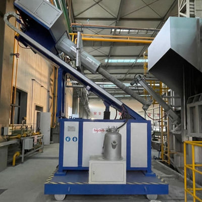 Rotary Molten Aluminum Liquid Degasser Machine Movable Aluminum Liquid Degassing Refine Machine
