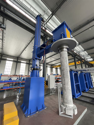Aluminum Melting Furnace Using Aluminum Liquid Degassing Machine aluminum liquid refing machine