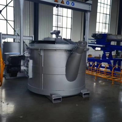 Customized Temperature Range Molten Aluminum Transfer Ladles With Lid And Smooth Surface Finish