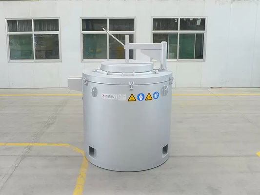 Customized Temperature Range Efficiency Aluminum Melting Furnace With Air Cooled Cooling Method