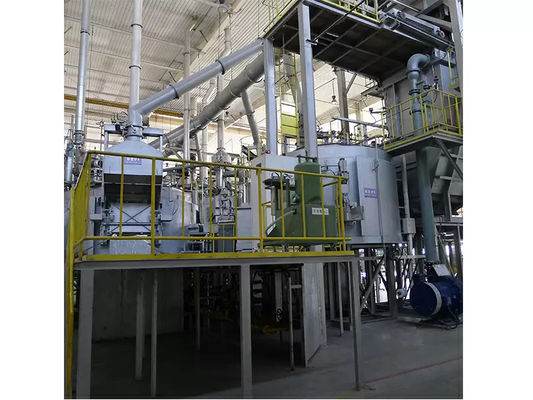 600kg Rotary Degassing Unit For Refining Flux Particle Size ≤5mm And Refined Flux Powder Spraying Amount 0～350g/min