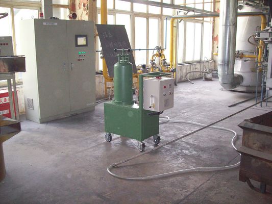 600kg Rotary Degassing Unit For Refining Flux Particle Size ≤5mm And Refined Flux Powder Spraying Amount 0～350g/min