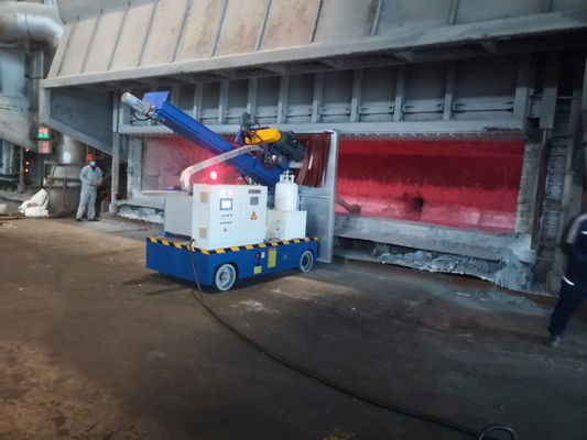 Graphite Rotor Speed 0～400r/min Rotary Flux Injection Machine For Aluminum Refining