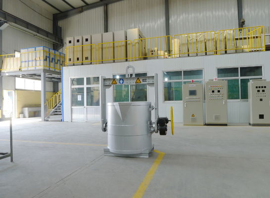Three Phase Four Wire Power Supply Aluminum Degassing Machine For Fine Refining Flux Particle Size ≤5mm