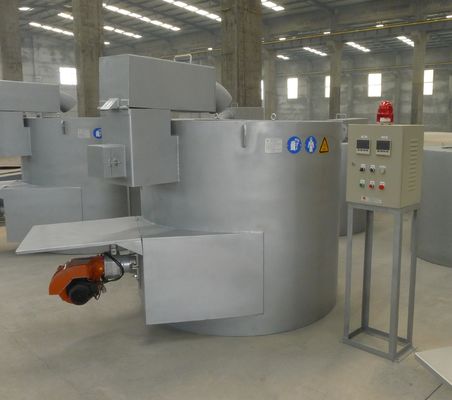 50 Hz Frequency Aluminum Crucible Furnace With Maximum Flow Of 35 M³/h