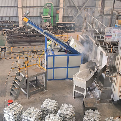 Aluminum Refining Degassing Machine Refinement Degassing Time 0-99 Min Refining Flux Particle Size ≤5mm