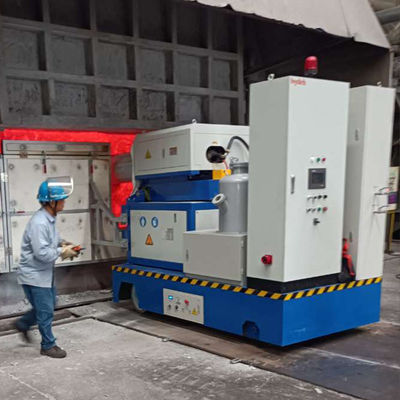 Refining 0～99min Degassing Time Rotary Flux Injector Purity Nitrogen / Argon Gas