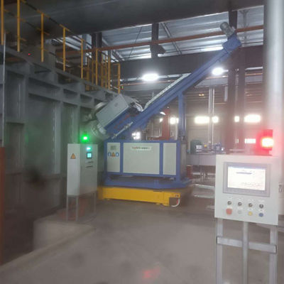 Adjustable Rotary Degassing Unit For Refined Gas Pressure MPa And ≤5mm Refining Flux Particle Size At 50Hz Frequency