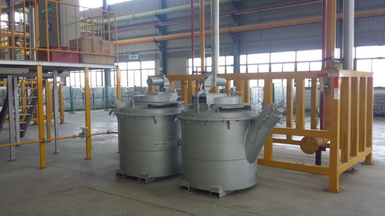 1000KG Capacity Molten Aluminum Transfer Ladles For Smooth And Fast Transfer