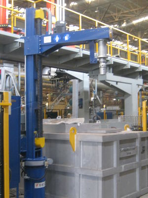 ≤5mm Flux Particle Size Aluminum Refining Degassing Machine With Adjustable Gas Pressure And Refining