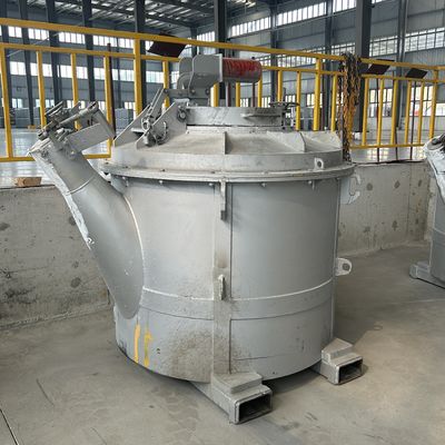 360° Rotation Aluminum Liquid Transfer Bag with Forklift Type and Teapot Design for Molten Aluminum