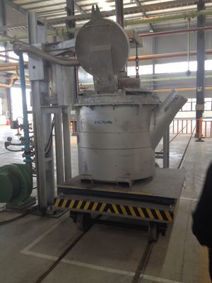 High Temperature Resistance Molten Aluminum Transfer Ladles With Lid And Maximum Service Temperature ≤850C