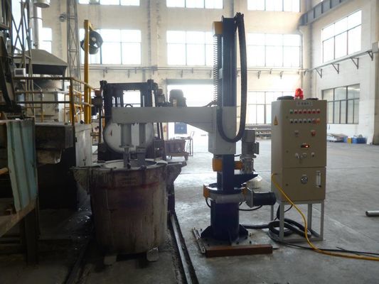 ≤5mm Refining Flux Particle Size Aluminum Refining Degassing Machine With 3kW Power