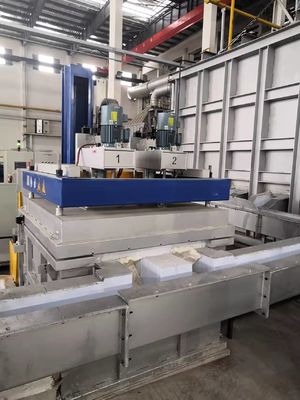 Graphite Shaft Material Rotary Degassing Unit With Three Phase Four Wire Power Supply 100-500 Rpm Rotating Speed