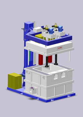 Three Phase Four Wire Power Supply Box Type In Line Rotary Degassing Unit With 1-3 Rotors