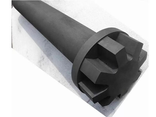 Diameter 90mm Graphite Rotor Customized Shaft Length for Industrial
