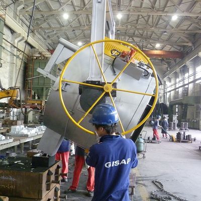 Industrial Grade Molten Aluminum Transfer Ladles 1000KG Capacity Surface Temperature Rise ≤50