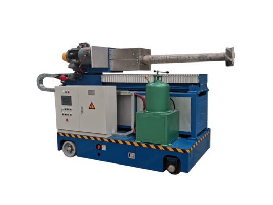 Adjustable Degassing Speed and ≤5 Mm Fluxing Granularity Rotary Flux Injector for Graphite Raw Material