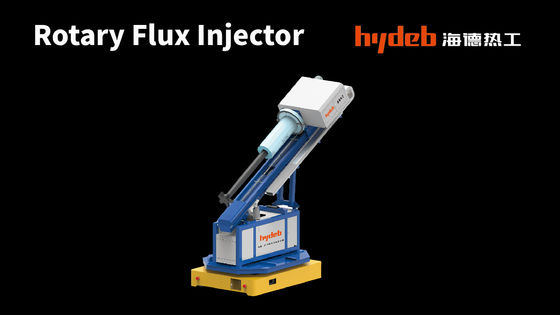 Hydeb HDR Rotary Flux Injector for Aluminum Melt Refining