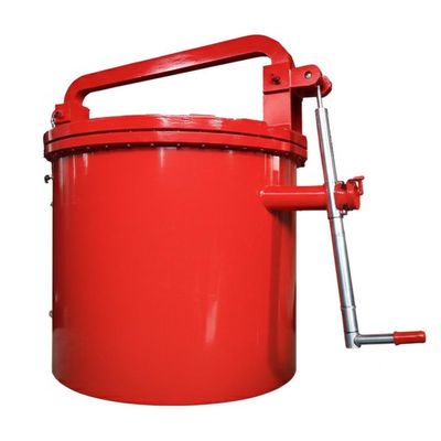 Cylindrical Molten Aluminum Transfer Ladles Customized Colour with Tilting Device