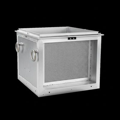 Durable Aluminum Liquid Filtration Box with 17''*17''*1 Plate Dimension and Launder Size According To Flow Rate