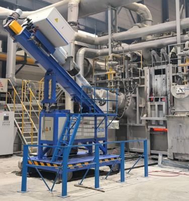 Side Wall Mounted Rotary Degasser with High Purity Gas and Graphite Rotor for Aluminum Degassing