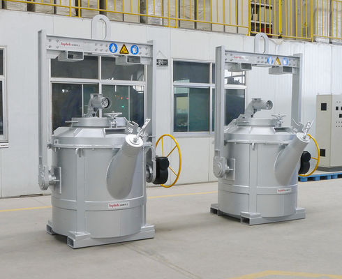 Ladle Lip Reinforced With Steel Molten Aluminum Transfer Ladles for Smooth Transfer of Molten Aluminum Liquid