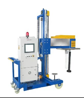 HYDEB Rotary Degassing Machine for Molten Aluminum with ≤5 ppm Oxygen Content, Adjustable Rotor Speed 100-600 rpm & Corrosion-Resistant Graphite Rotor