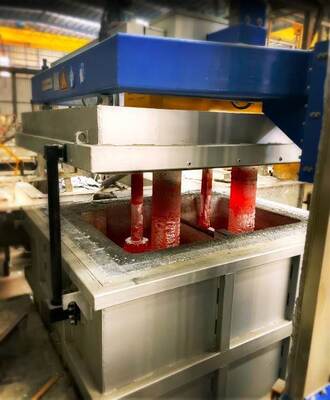 Rotary Flux Injector with Adjustable Degassing Speed and Graphite Rotor Shaft for High Purity Nitrogen Gas Aluminium Refining